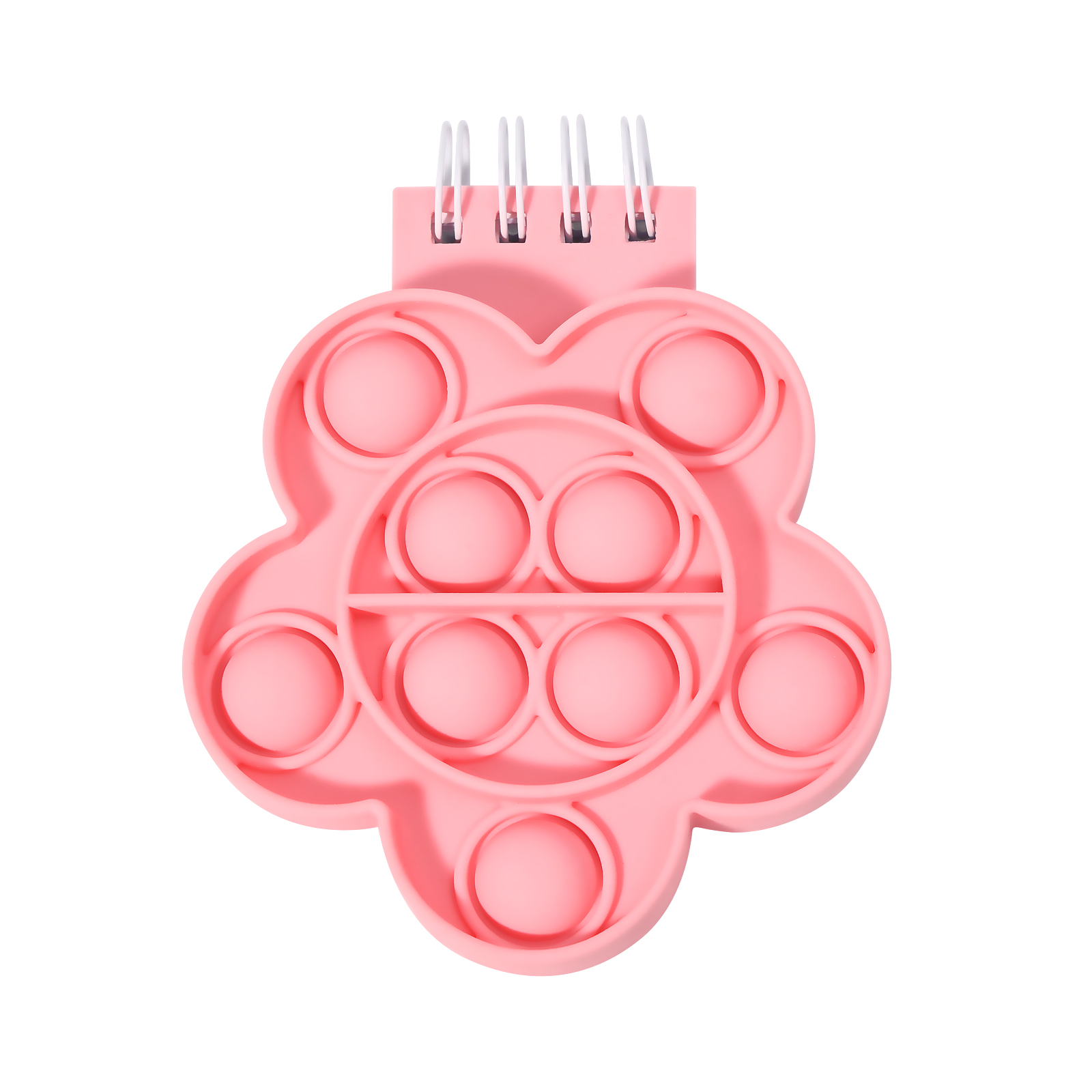 Детские школьные блокноты для школьников, блокноты для снятия стресса, Пузырьковые спиральные силиконовые накладки для игрушек