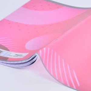 Cahier de ligne français minimaliste rose personnalisé Campus étudiant écriture pratique livre léger éducation cahier agrafé - Product Image 5