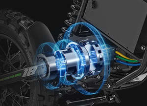 Moto Elettrica da Fuoristrada Light Bee <span class=keywords><strong>X</strong></span>, Motocicletta Elettrica 6000W 60V con Motore Centrale, E-bike 40Ah - Product Image 3