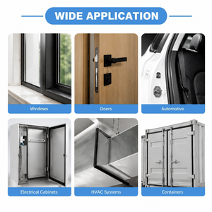 Bande d'étanchéité en mousse <span class=keywords><strong>de</strong></span> caoutchouc EPDM - Bande d'étanchéité autocollante pour l'isolation des voitures, bateaux, camping-cars, portes <span class=keywords><strong>de</strong></span> <span class=keywords><strong>garage</strong></span> et fenêtres - Product Image 6