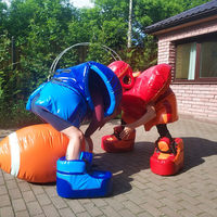 Combinaisons de lutte sumo gonflables en PVC durable avec casque - Combinaisons de jeu de combat interactives et sûres pour les activités de plein air