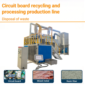 Línea de Producción de Reciclaje de Placas de Circuito Impreso Más Vendida, Equipo de Reciclaje de PCB Electrónico, Línea de Reciclaje de Residuos de PCB - Product Image 1