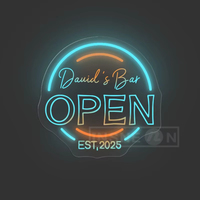 Enseigne néon LED personnalisée pour les propriétaires de petites entreprises – Texte et logo sur mesure pour salons de beauté, bars, boutiques et décorations de devantures