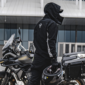 <span class=keywords><strong>Traje</strong></span> <span class=keywords><strong>Impermeable</strong></span> XL para Motociclista con Chaqueta y Pantalones a Prueba de Tormentas para Acampar, Senderismo y Pesca - Product Image 1