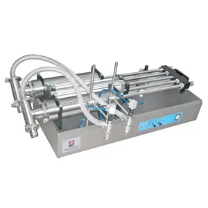 50-500ml Producción de lotes pequeños personalizados de máquina de llenado de líquidos horizontal autocebante de gel de agua de tóner