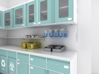 Meubles de cabinet dentaire modernes avec construction métallique, design durable et écologique pour une utilisation à domicile ou au bureau