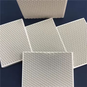 Accessoire de <span class=keywords><strong>barbecue</strong></span>, grilles à gaz pour <span class=keywords><strong>barbecue</strong></span>, brûleur extérieur, four infrarouge réfractaire, <span class=keywords><strong>plaque</strong></span> chauffante en céramique cordierite en nid d'abeille, plaques poreuses - Product Image 6