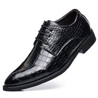 Nouvelles chaussures en cuir pour hommes, pointues, tendance, printemps-automne, grandes tailles