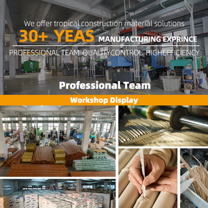 Bester Fabrikpreis Feuerfestes Original HDPE-Material Langlebiges Maledivisches Tropisches Palmblatt Reetdach-Pavillon Künstlich - Product Image 6