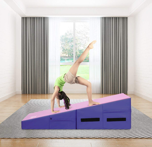 Venta directa de fábrica de inclinación de <span class=keywords><strong>esponja</strong></span> de alta densidad niños de entrenamiento de gimnasia de inclinación cuña mat gimnasio mat - Product Image 6