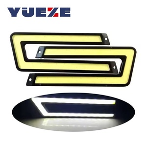 1 Paire de Feux de Voiture LED Lumineux en Forme de U, Feux de Jour COB LED, Feux Antibrouillard de Conduite, Feux de Circulation LED Lumineux, Accessoires - Product Image 1