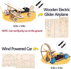 Jouets de construction de voitures solaires STEM, projets scientifiques éducatifs, kits pour les garçons de 8 à 14 ans, cadeaux d'ingénierie pour les garçons de 8 à 12 ans - Product Image 5