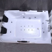 Bak Mandi Whirlpool SPA Jakuzzi Baru, Model Berdiri Sendiri untuk Hotel, Dua Orang Dewasa, Penggunaan di Rumah, Pijat Surfing, Bantal Ganda, Bak Mandi untuk Berendam