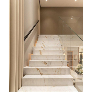 <span class=keywords><strong>Livre</strong></span> de marbre blanc personnalisé assorti escalier intérieur marches carreaux - Product Image 1
