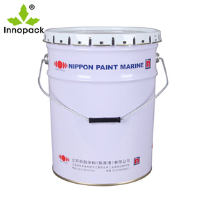 Seau à peinture conique vide de 20 L, bidon en tôle de 5 gallons, seaux, barils avec bord frisé pour l'huile - Product Image 6