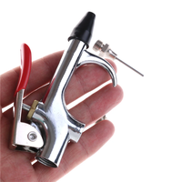 Ensemble de pistolet de soufflage de buse d'air Premium 5 pièces Connexion à 2 voies pour le gonflage et le dépoussiérage Kit de nettoyage pneumatique industriel
