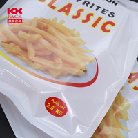 Emballage Impression Sacs en plastique Sac pour aliments surgelés Pochette pour cornue Emballage d'aliments surgelés pour boulettes frites Sac pour congélateur