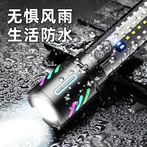 ไฟฉาย LED ความเข้มสูงแบบเลเซอร์สีขาว ชนิด C ชาร์จซ้ำได้ ซูมได้ ใช้งานกลางแจ้งอเนกประสงค์ - Product Image 2