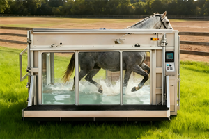 Modernes Wiederverwendbares Unterwasser-Laufband für Pferde aus Edelstahl – Outdoor-Wasser-Trainingsgerät für Pferdetraining & Rehabilitation - Product Image 2