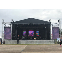 Estructura de Techo Arqueada para Eventos, Tipo Eurotruss, de Aleación de Aluminio, con Cubierta, Alta Capacidad de Carga, Instalación Rápida, Portátil, Certificación TUV, para Música