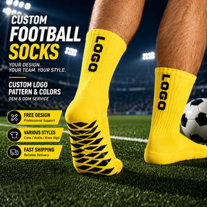Custom <b>Compression</b> Soccer <b>Socks</b> Breathable Football Grip <b>Socks</b> Anti Slip Dot Sports Football <b>Socks</b> with Custom Logo - Product Image 1