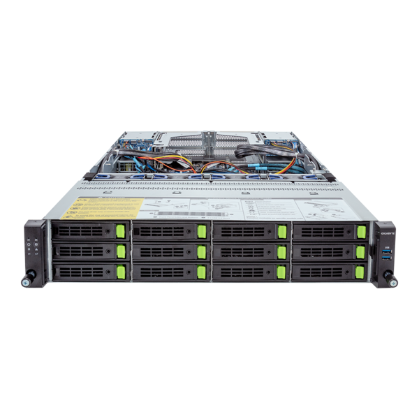 Dual 5th/4th Gen Intel Xeon Scalable Processors DDR5 RDIMM 32 X DIMMs 12 X 3.5/2.5" Gen5 NVMe/SATA/SAS-4 Hot-swap Rack Stock