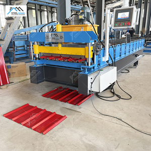 Máquina de Fabricación de Paneles Metálicos Trapezoidales para Techos, Lámina de Acero, Formadora de Rollos para Zambia - Product Image 6