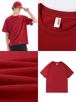 T-shirt en coton personnalisé pour homme, manches courtes, col rond, coupe classique, impression sur le devant, style décontracté, sérigraphie, flocage