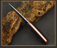 Couteau de survie multifonctionnel pliable portable en acier D2, lame haute dureté, manche G10, pour camping, chasse, personnalisation OEM