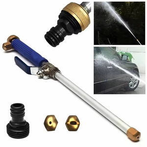 Car Pressurization <b>Power</b> Water Gun Jet Garden Hose Wand Nozzle <b>Sprayer</b> Watering Spray Cleaning Tool - Product Image 4