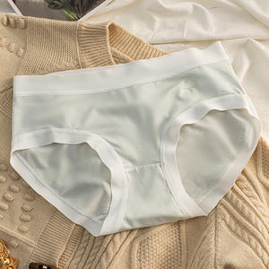 Braguitas de Cintura Media para Mujer, Tejido Sólido, Sin Costuras, Transpirables, Suaves, Antibacterianas 7A, 100% Algodón - Product Image 6
