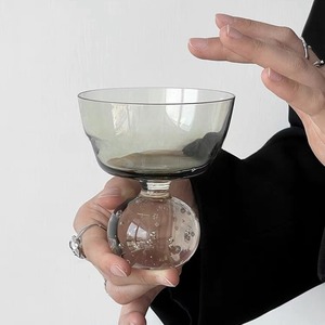Tasse en verre à cocktail personnalisée de 100ml avec base sphérique - Product Image 6