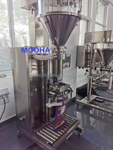 Machine d'ensachage verticale à vis sans fin pour poudres sèches (farine, produits chimiques, thé, détergent) de 500g à 50kg, contrôlée par PLC et entraînée par un moteur - Product Image 3