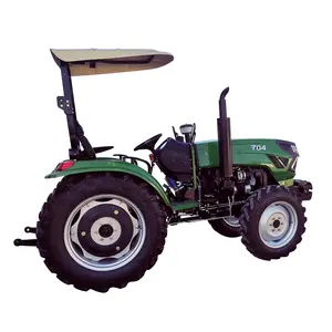Tractor agrícola pequeño de 4 ruedas 70HP, Tractor agrícola con piezas MTZ