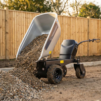 Rhinoceros Chinesischer Mini-Dumper 450kg Ladekapazität 4-Rad Batteriebetriebener Farm-Minidumper Elektrische Motorschubkarre