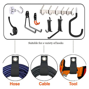 สายรัดจัดระเบียบแบบตีนตุ๊กแก ผลิตจากไนลอนรักษ์โลก พร้อมบริการสกรีนโลโก้ สายรัดแบบตีนตุ๊กแกสีดำ สายรัดแบบตีนตุ๊กแกสีสันสดใส บรรจุในถุง OPP แบบกำหนดเอง - Product Image 5