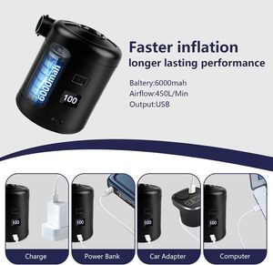 Bomba de Aire Eléctrica Automática para Colchones Inflables, Pelotas de Deporte, Piscinas y Embarcaciones, Superventas - Product Image 4