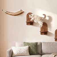 Étagères murales pour chats, pour gagner de la place, stables et sûres, peignables, pré-percées, étagère de repose pour grands chats
