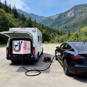 Estación de Carga de Energía Móvil de Rescate con Energía Solar YIXINDIAN, 65kWh 75kWh, Rescate de Vehículos Eléctricos, Despliegue Rápido - Product Image 3
