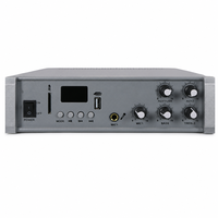 Amplificateur audio compact 1 micro 2 entrées ligne radio carte SD USB contrôle des basses et des aigus protection contre les courts-circuits et les surcharges