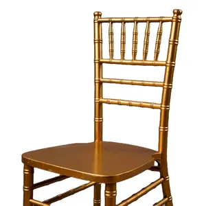 Cadeira de banquete usado empilhável, cadeira para eventos, noite, jantar, luxo, gold, chiavari