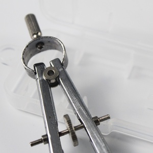 Trường Học dụng cụ toán học hình học hộp La bàn chia Toán Học Bộ kim loại la bàn vẽ la bàn - Product Image 3