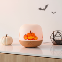 Diffuseur d'arômes d'Halloween, diffuseur d'huiles essentielles d'aromathérapie, humidificateur d'air ultrasonique, pour la maison, à poser sur table