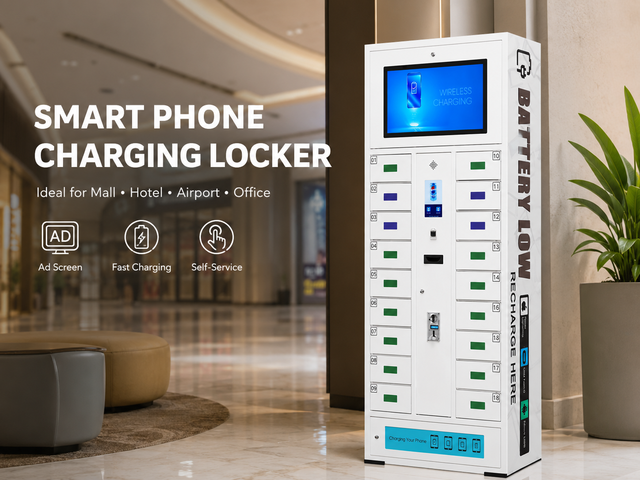 Custom Design Steel Coin-operated Password-protected Office Charging Waterproof Durable Smart Mobile Phone Storage Locker