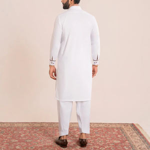 ซัพพลายเออร์ที่ดีที่สุด ชุดชาลวาร์ คามีซผู้ชาย ผ้าฝ้ายคุณภาพสูง - ชุดออกงานสุดฮิต ไม่ยับ แห้งเร็ว ปรับแต่งได้ทุกฤดู - Product Image 2