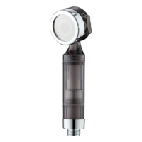 Nouvelle conception de mini-douche murale avec 3 fonctions, style coréen et japonais, finition chromée, filtre en coton PP, jet de massage, idéale pour les voyages