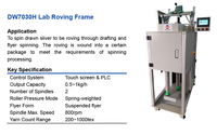 DW7030H Nouvelle Mini Machine à Filature à Cadre Rapide de Laboratoire - Équipement de Filature Automatique de Coton et de Laine de Mouton de Précision