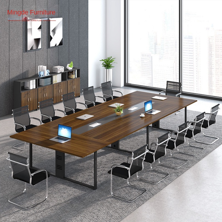 Simple Modern Desk Conference Table with Chair Combination for Office Staff Board Negotiation Training-Wholesale