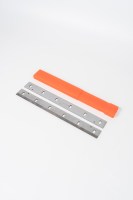 Lame de raboteuse Telos HSS 331*12*1.5mm à double tranchant et trois trous, haute productivité pour la coupe du bois et la menuiserie