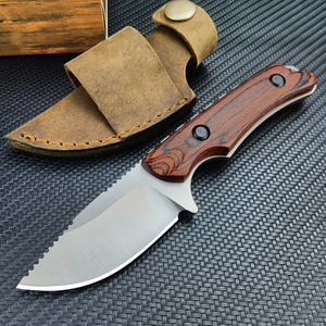 Cuchillo de Hoja Fija Hidden Canyon Hunter G10 Diamond Wood 15017, Funda Kydex para Caza, Cuchillo Recto para Supervivencia, Hoja Completa - Product Image 3